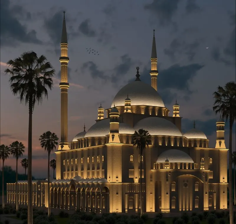 Mosque of Mohammed Ali seen during Cairo day tour